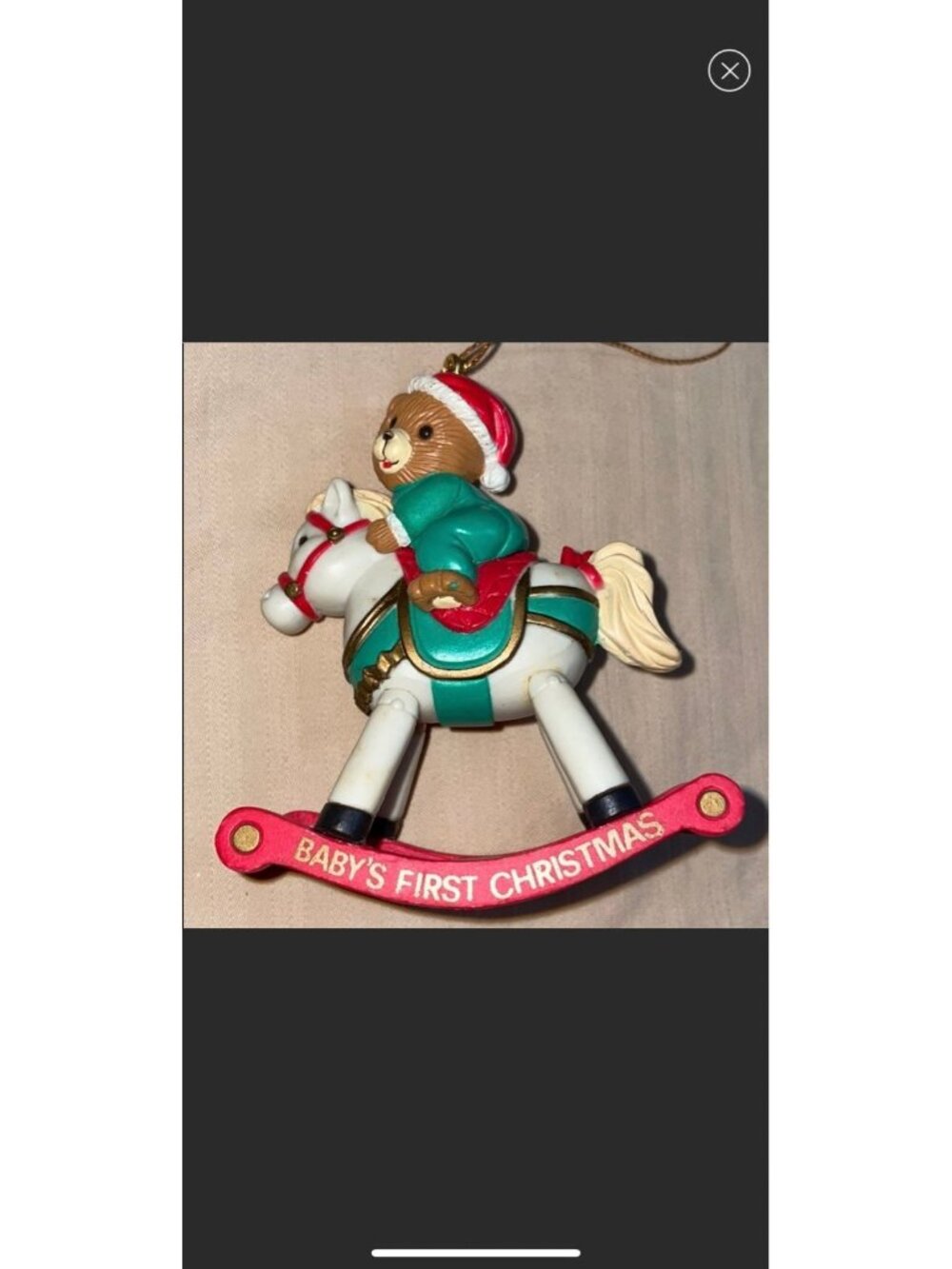 Vintage Lustre Fame LTD Christmas Ornaments Lot of 5, Mouse, Watch,  Bears, - Picture 9 of 10